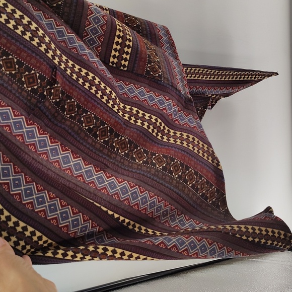 Double D Ranch Open Front Shawl Cardigan Size 1X Multi Autumn Fall Colors - Picture 8 of 11